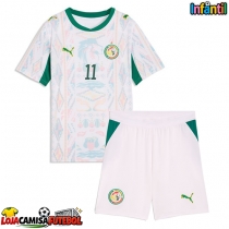 Camisa de Futebol Senegal Nicolas Jackson #11 Equipamento Principal Infantil Mundo 2026 Manga Curta (+ Calças curtas)